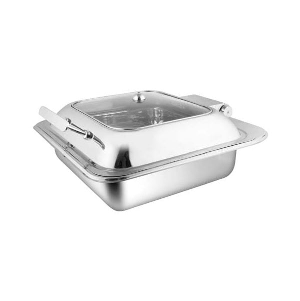 Square Glass Lid Chafer