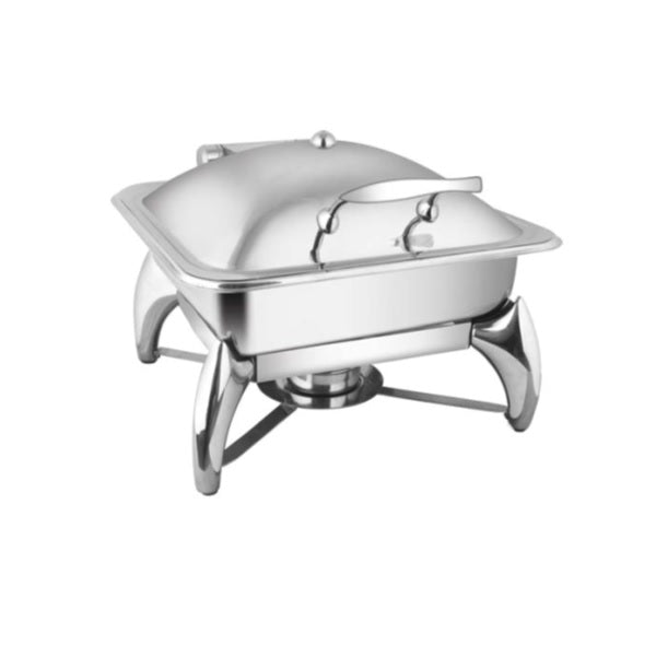 Square SS. Lid Chafer W/Smart Legs
