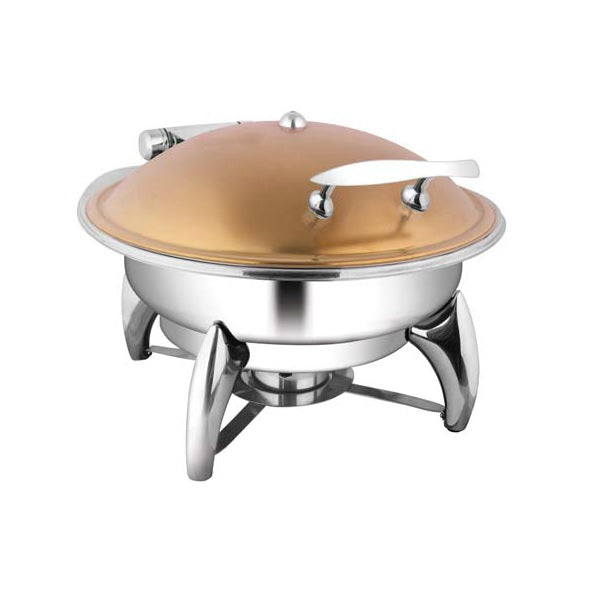 Round Rose Gold Chafer W/Smart Legs