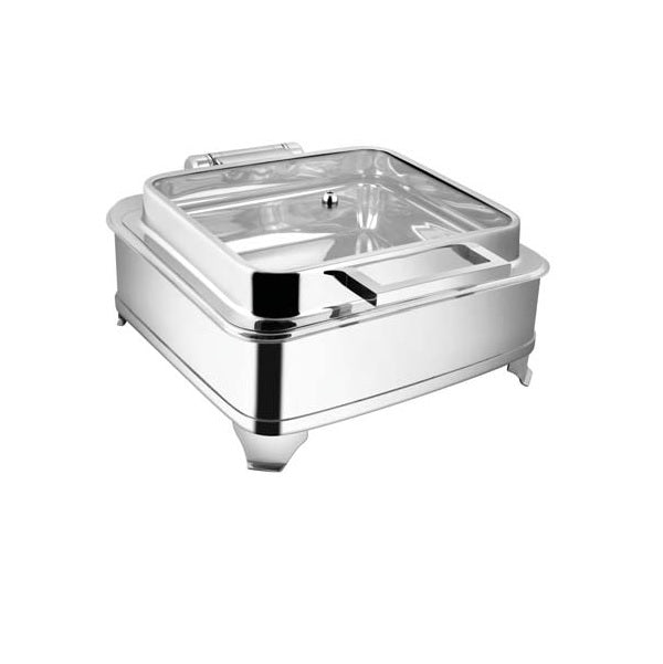 Square Full Glass Chafer W/ E.E & Frame