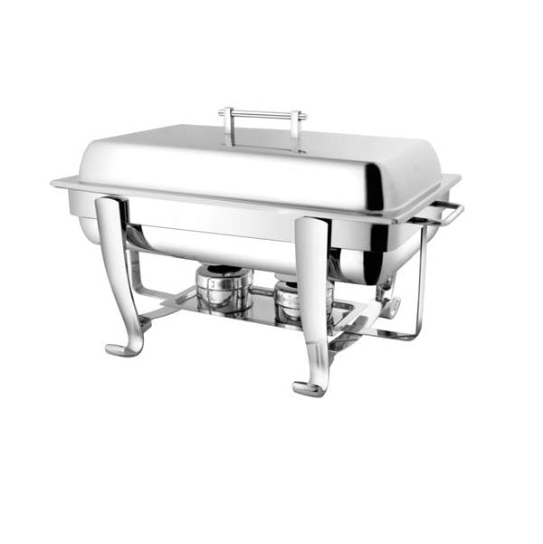 Round Roll Top Chafing Dish with Chrome Legs