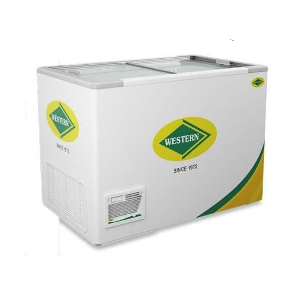Glass Top Chest Freezer( 230 Litres)